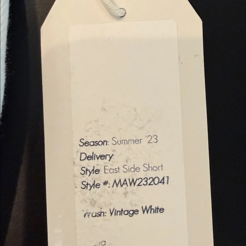Modern American Anthropologie Women's high rise cutoff White denim Shorts - Picture 8 of 8